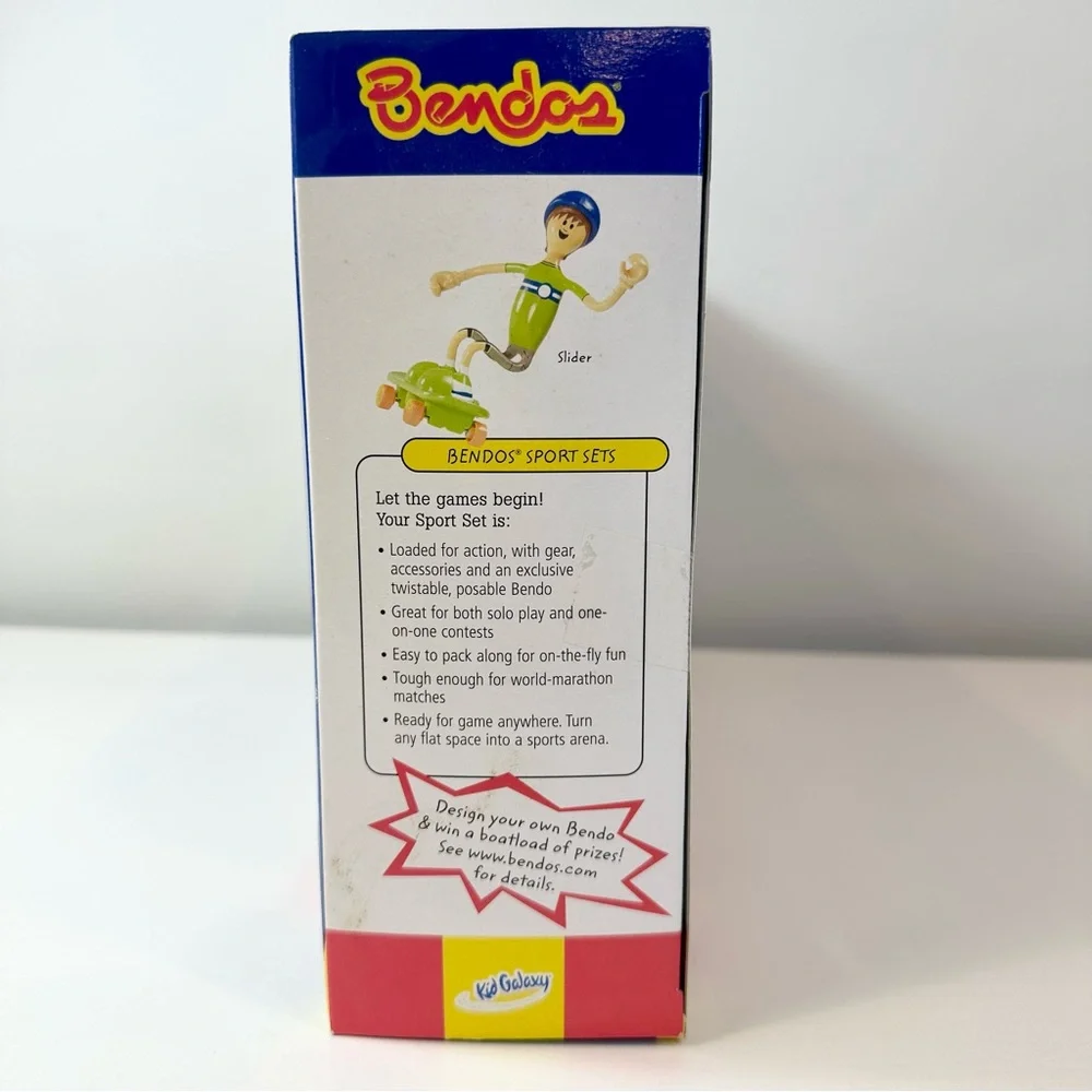 Bendos Kid Galaxy Set Skateboards Sport Set 2001 Y2K Collectible Figures